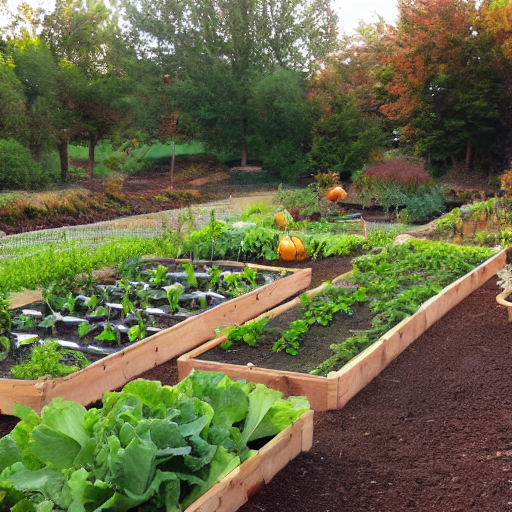 fall vegetable garden