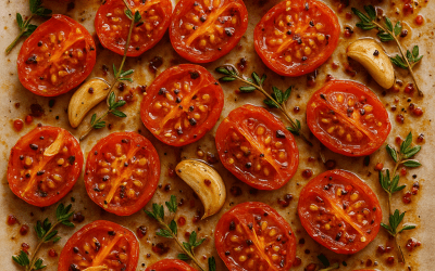Roasted Tomatoes with Garlic and Thyme